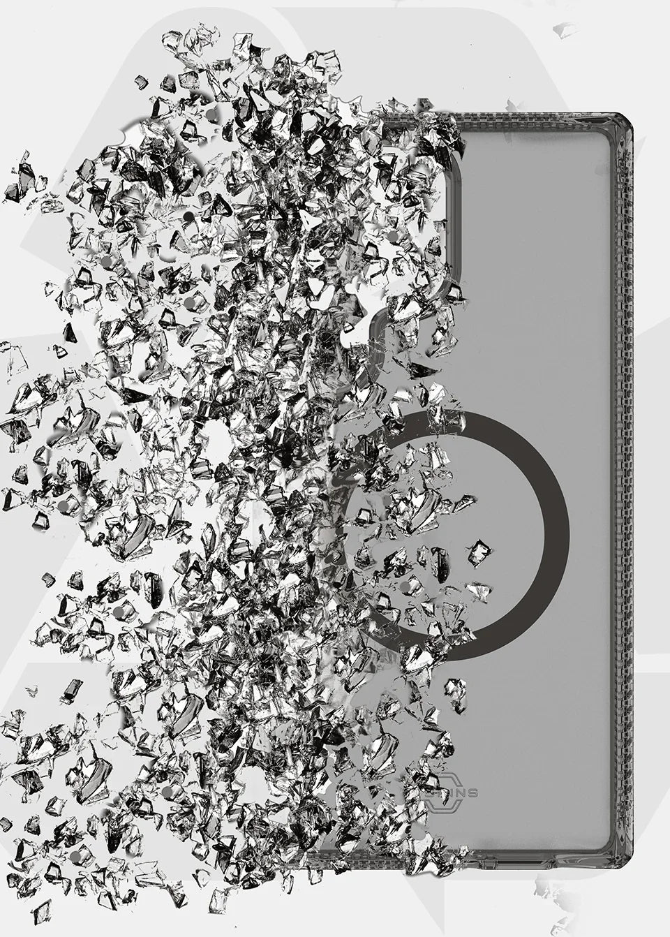 Samsung S25 Ultra MagSafe Cover Itskins Hybrid Vapor - Smoke Samsung S25 Ultra MagSafe Cover Itskins Hybrid Vapor - Smoke